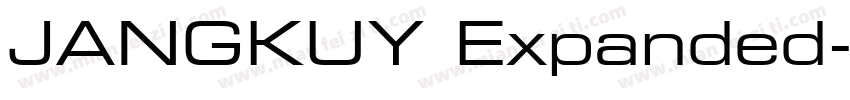 JANGKUY Expanded字体转换